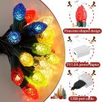 Mini Multicolor C7 LED Christmas Lights for Trees