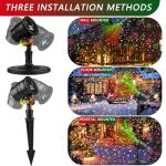 Laser Christmas Projector Lights with 5 Patterns