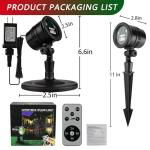 Laser Christmas Projector Lights with 5 Patterns
