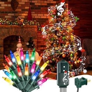 Musical Christmas Lights with 25 Songs, 65 Ft