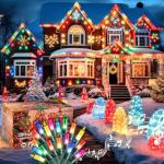 Musical Christmas Lights with 25 Songs, 65 Ft
