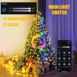 Smart Christmas Tree Lights with APP Control, Music Sync