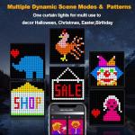 Smart RGB Music Sync Curtain Lights with Remote