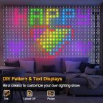 Smart RGB Music Sync Curtain Lights with Remote