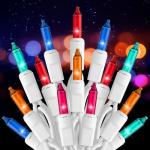 Brightown 100-Count Multicolor Music Sync Fairy Lights