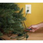 15-Foot Christmas Tree Extension Cord for Lights