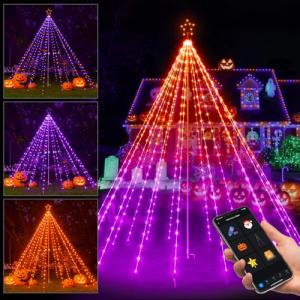 Music-Sync LED Christmas String Lights with Remote