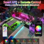 Hozplex 99ft Music Sync LED Rope Lights