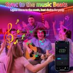 Hozplex 99ft Music Sync LED Rope Lights