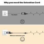 F5 LED String Lights 2Pin Extension Cable