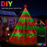 Music-Sync LED Christmas String Lights with Remote