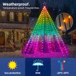 Music-Sync LED Christmas String Lights with Remote