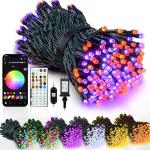 Color Changing Music Sync Christmas Lights, 66FT 200LED