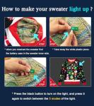 Light-Up Christmas Sweater with Music Sync