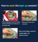 Light-Up Christmas Sweater with Music Sync