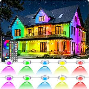 RCUICA 500FT Music Sync Outdoor Christmas Lights