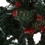 140 Red Musical Christmas Lights with 25 Songs