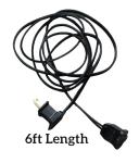 JinBest 6 FT Extension Cords for Christmas Lights