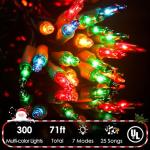 300 Bulbs Musical Christmas Lights with 25 Songs