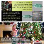 9 ft Green 9-Outlet Extension Cord for Lights