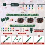 300 Bulbs Musical Christmas Lights with 25 Songs