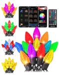 Smart C9 Music Sync Christmas Lights, 50 LED