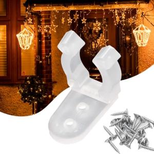 100 LED Rope Light Clips with 200 Screws
