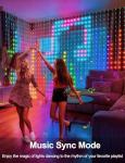 Smart RGB Music Sync Curtain Lights with Remote