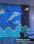 Smart RGB Music Sync Curtain Lights with Remote