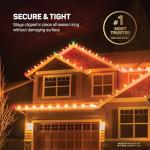 Holiday Light Clips Set for Easy Outdoor Lighting