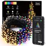 Smart Music Sync Christmas Tree Lights, 98 ft