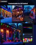 Smart RGB C9 Christmas Lights, 115FT, 150 LEDs