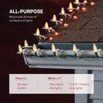 Holiday Light Clips Set for Easy Outdoor Lighting