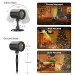 GUSODOR Outdoor Christmas Projection Lights with Remote