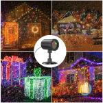 GUSODOR Outdoor Christmas Projection Lights with Remote