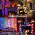 Smart Christmas String Lights, 98FT RGB Music Sync