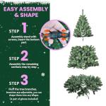 6ft Smart Christmas Tree with Music Sync Lights