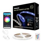 Smart RGBWW LED Strip Lights with Music Sync