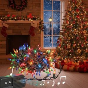 Waterproof Musical Christmas Lights with 25 Songs
