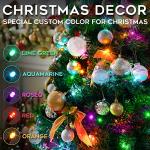 Colorful Solar Christmas String Lights with Music Sync