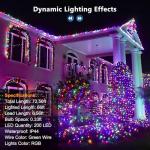 66ft Music Sync Color Changing Christmas Lights