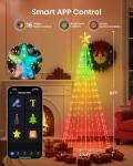 6ft Music Sync LED Christmas Cone Tree Lights