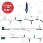 50 Ct. Multi-Color Twinkling Christmas Lights