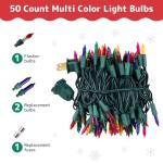 50 Ct. Multi-Color Twinkling Christmas Lights