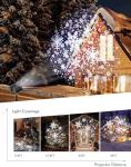 Christmas Projector Lights with Rotating Snowflakes