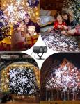 Christmas Projector Lights with Rotating Snowflakes