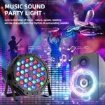 Colorful 36 LED Music-Sync Party Lights Set