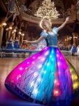 Music Syncing LED Princess Dress for Kids