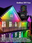 BrizLabs 100ft Smart LED Christmas Music Lights