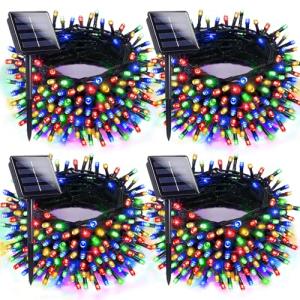 4pk Solar Christmas Lights with Music Sync